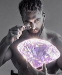 gigachad analyzing a purple gem.png